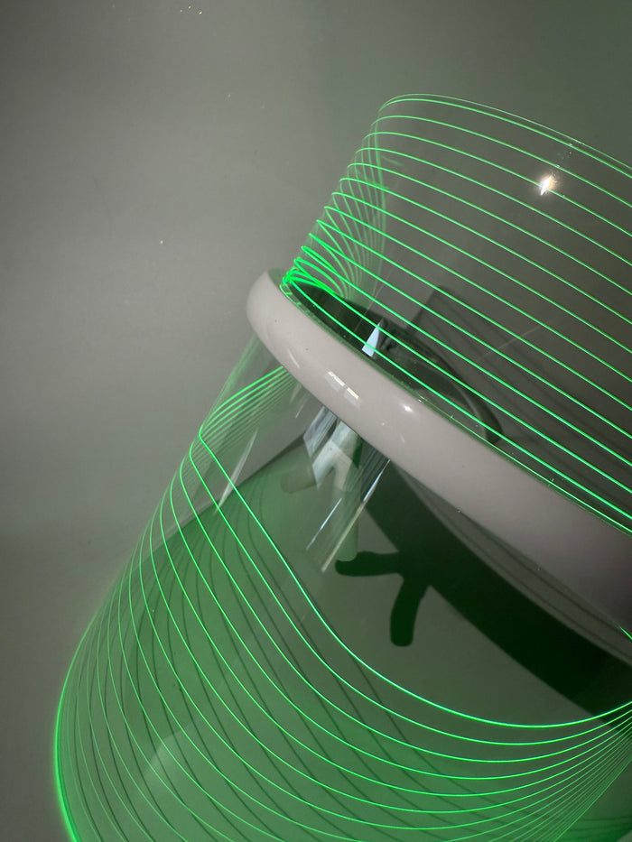 Masque LED transparent